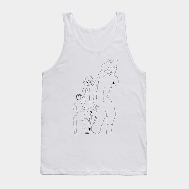 Egon Schiele Tank Top by Antho